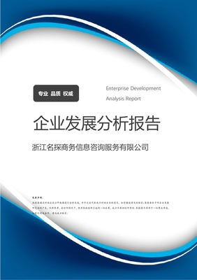 浙江名探商務信息咨詢服務發展分析報告
